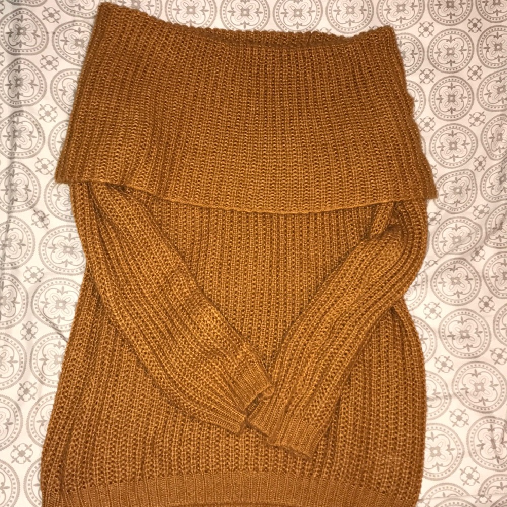 Off the shoulder sweater